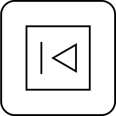 Soyut geometrik şekillerin basit simgesi, vektör illüstrasyonu