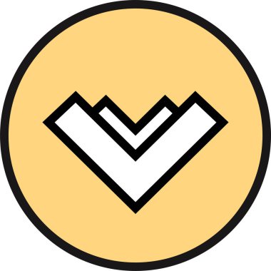 kullanıcı arayüzü ok simgesi, vektör illüstrasyonu