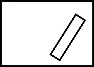 Kalem. Web simgesi basit illüstrasyon