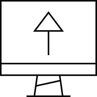 Basit web bilgi simgesi, vektör illüstrasyonu