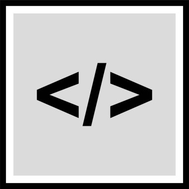 Web Geliştirme Simgesi. Simge programlanıyor. Yazılım Dev Simgesi, Vektör illüstrasyonu