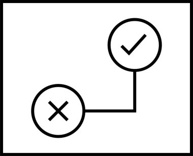 Web arayüzü simgesi, vektör illüstrasyonu
