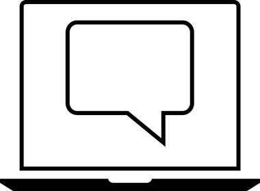  SMS ve Metin konuşma ikonu vektör illüstrasyonu