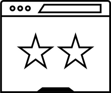 Basit web bilgi simgesi, vektör illüstrasyonu