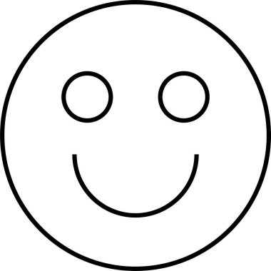 emoji. Web simgesi basit illüstrasyon