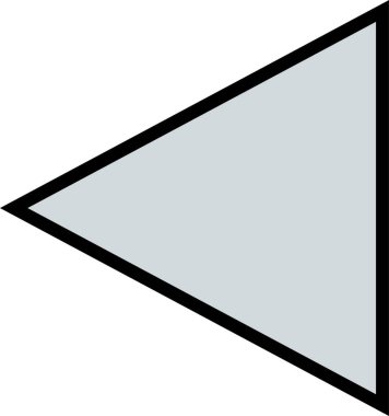 kullanıcı arayüzü ok simgesi, vektör illüstrasyonu