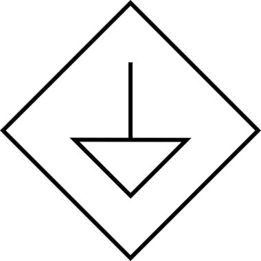 soyut yaratıcı şekil tasarımı vektör çizimi