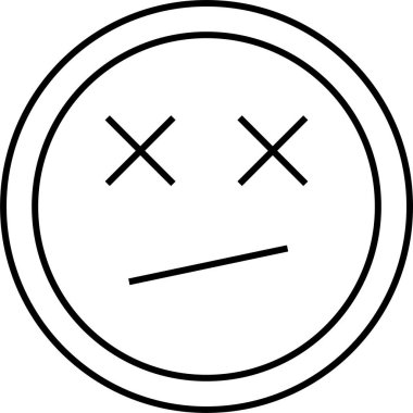 emoji yüz vektör illüstrasyonu