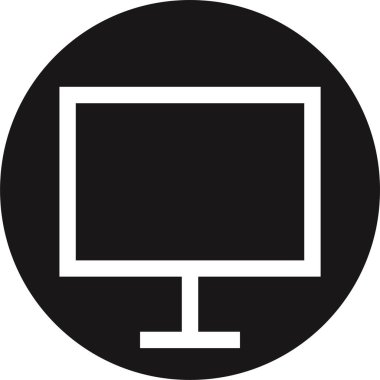 Basit internet bağlantısı simgesi, vektör illüstrasyonu