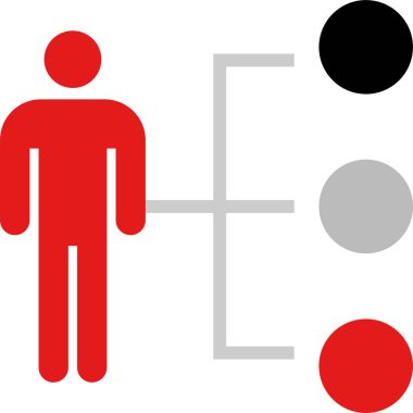 Takım çalışması simgesi vektör illüstrasyonu