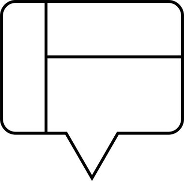  SMS ve Metin konuşma ikonu vektör illüstrasyonu