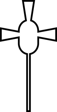 Mısır kültürü işaret vektör illüstrasyonu