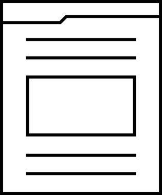 Web arayüzü simgesi, vektör illüstrasyonu