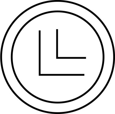 Soyut geometrik şekillerin basit simgesi, vektör illüstrasyonu