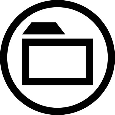 Dosya. Web simgesi basit illüstrasyon