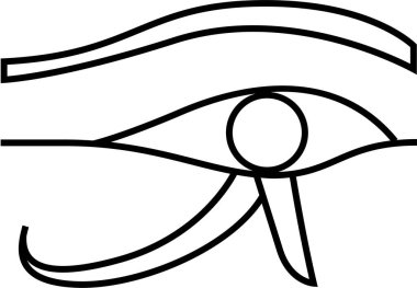 Mısır kültürü işaret vektör illüstrasyonu