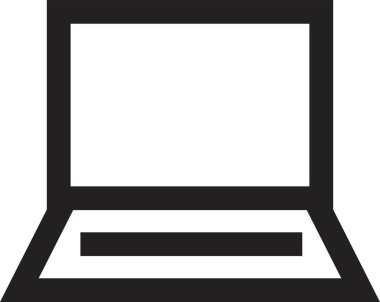 Bilgisayar. Web simgesi basit illüstrasyon