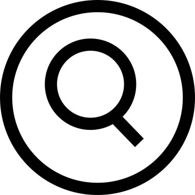 Basit arama motoru konsepti simgesi, vektör illüstrasyonu