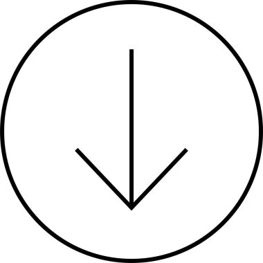 kullanıcı arayüzü ok simgesi, vektör illüstrasyonu