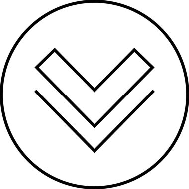 kullanıcı arayüzü ok simgesi, vektör illüstrasyonu