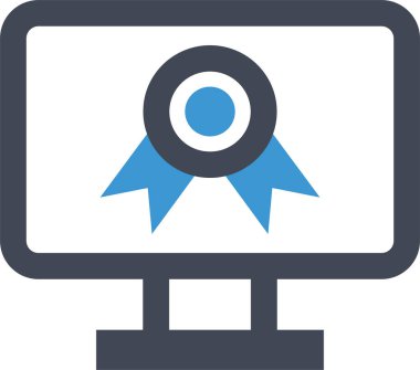 kupa web simgesi, ödül simgesi, vektör illüstrasyonu