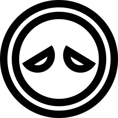 yüz simgesi, vektör illüstrasyonu 