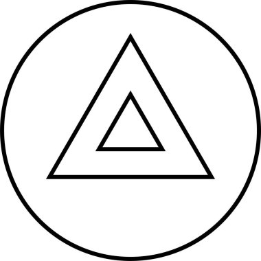 Basit bilgisayar arayüzü simgesi, vektör illüstrasyonu