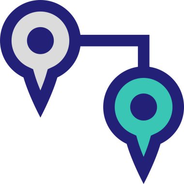 navigasyon simgesi işaret vektör çizimi