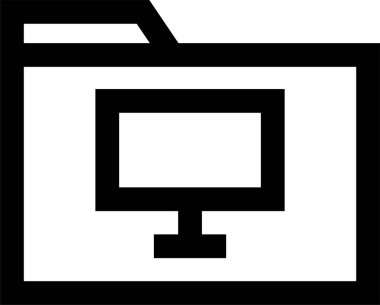 bilgisayar arayüzü dizin simgesi, vektör illüstrasyonu