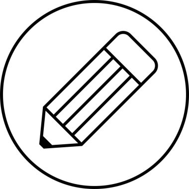 Kalem. Web simgesi basit tasarım