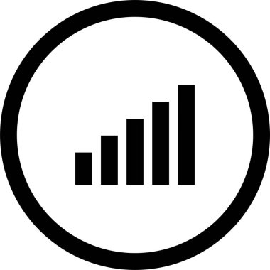 Analizler. Web simgesi basit illüstrasyon