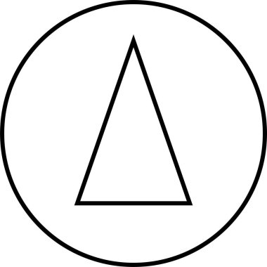 Basit bilgisayar arayüzü simgesi, vektör illüstrasyonu