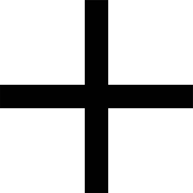 ekle, artı simge vektör illüstrasyonu 