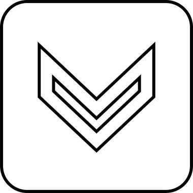 kullanıcı arayüzü ok simgesi, vektör illüstrasyonu