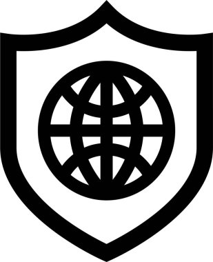 Dünya. Web simgesi basit illüstrasyon