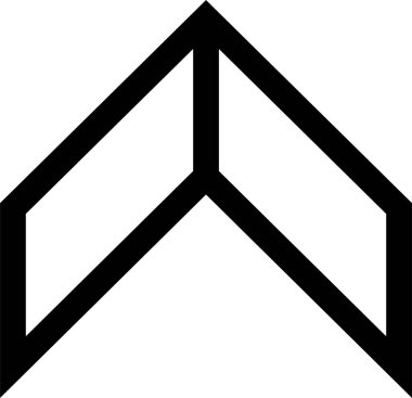 kullanıcı arayüzü ok simgesi, vektör illüstrasyonu