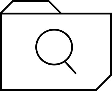 bilgisayar arayüzü dizin simgesi, vektör illüstrasyonu