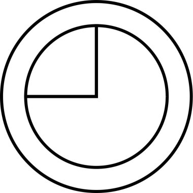 Basit web bilgi simgesi, vektör illüstrasyonu