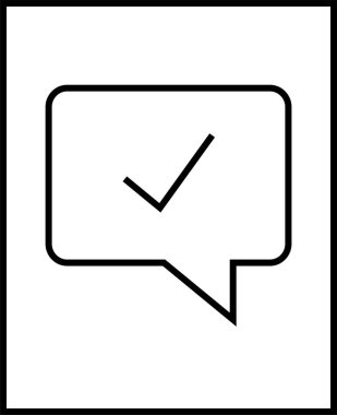  SMS ve Metin konuşma ikonu vektör illüstrasyonu