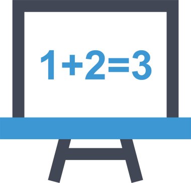 Tahta. Web simgesi basit illüstrasyon