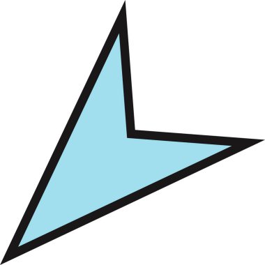 kullanıcı arayüzü ok simgesi, vektör illüstrasyonu