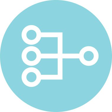 Basit internet bağlantısı simgesi, vektör illüstrasyonu