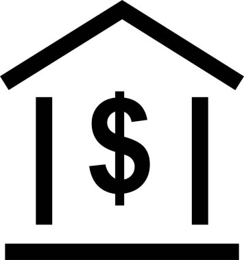 Dolar işareti. Basit resimleme