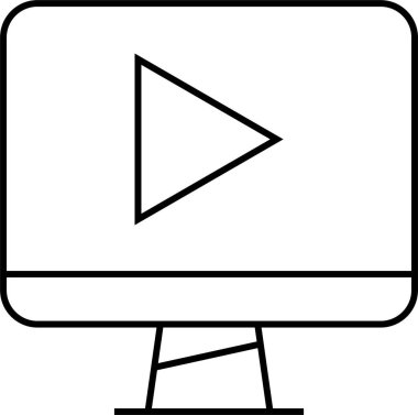 Basit web bilgi simgesi, vektör illüstrasyonu