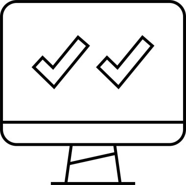 Basit web bilgi simgesi, vektör illüstrasyonu