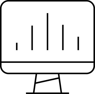 Basit web bilgi simgesi, vektör illüstrasyonu