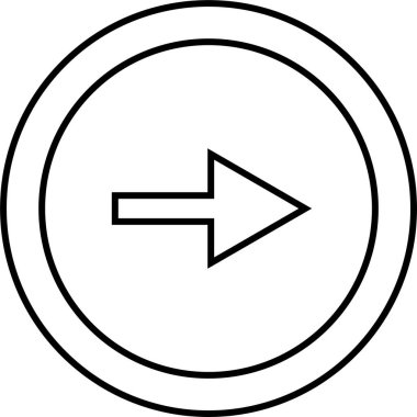 Basit e-ticaret konsepti simgesi, vektör illüstrasyonu