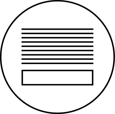 Web arayüzü simgesi, vektör illüstrasyonu