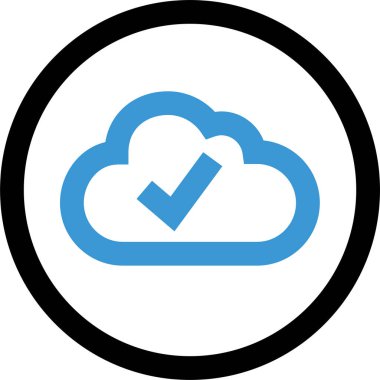 Basit işaretleme simgesi, vektör illüstrasyonu