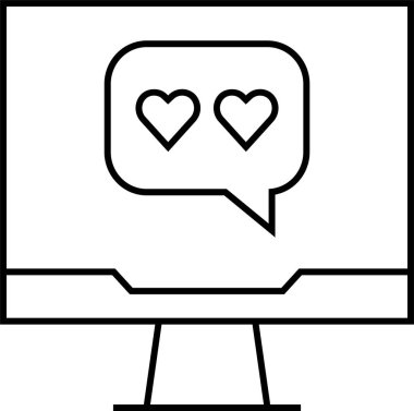  SMS ve Metin konuşma ikonu vektör illüstrasyonu